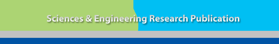 Sciences & Engineering Research Publication